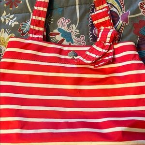 Kate spade summer strawberry stripe!! 3 compartments